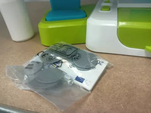 Casa de marcat electronica Smoby cu cantar si terminal de plata PACHET DEVOLUT