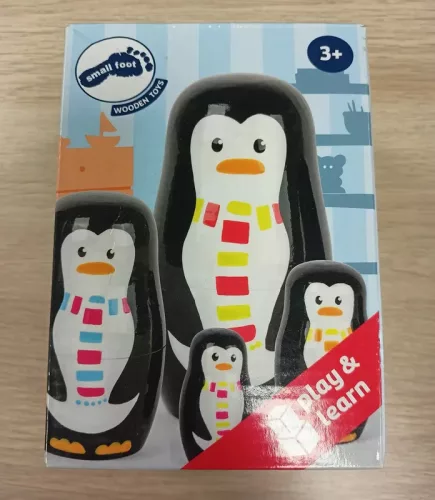Small Foot 10619 Matryoshka Penguin Family WADLIWY