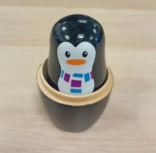 Small Foot 10619 Matryoshka Penguin Family WADLIWY
