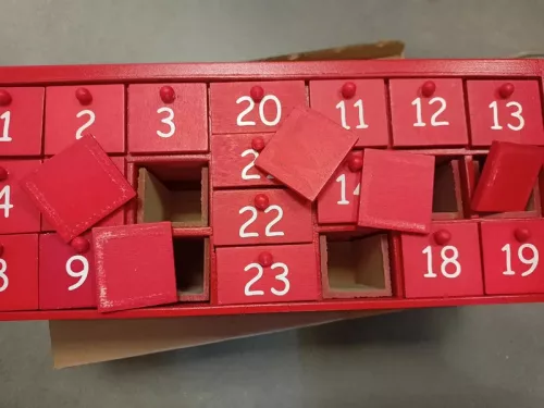 Decoratiuni de Craciun Calendar de Advent Brad de Craciun