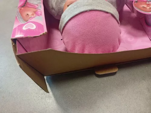 Papusa Simba Laura vorbeste 40 cm cu suzeta si biberon DEFECT