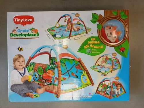 Tiny Love Covoraș educațional mare Adventure Forest 80x134 Tunel ÎNDĂRAT