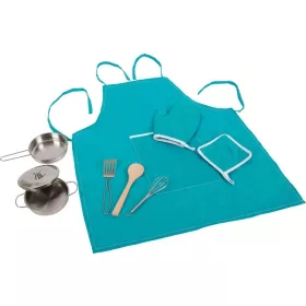   OUTLET Set de gătit cu picior mic, cu șorț, oală și tigaie AMBALAJ DETERMINAT
