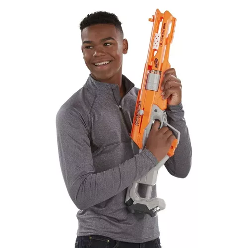OUTLET NERF N-Strike Elite Alphahawk Launcher 10 Darts AMBALAJ DEFECTAT