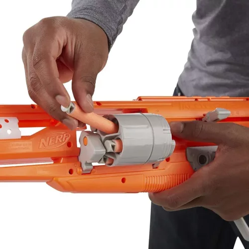 OUTLET NERF N-Strike Elite Alphahawk Launcher 10 Darts AMBALAJ DEFECTAT