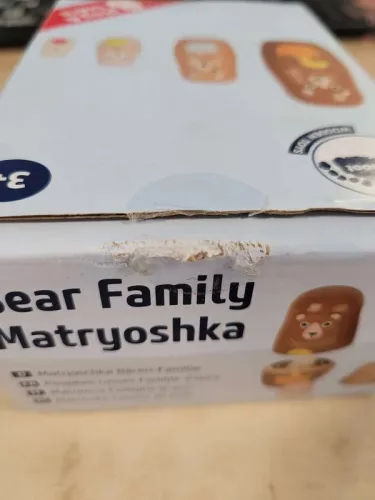 OUTLET Small Foot 10621 Matryoshka Bear Family DEFECT