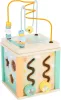 OUTLET Cub motor educativ din lemn pentru copii 5 in 1 - produs incomplet
