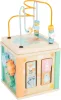 OUTLET Cub motor educativ din lemn pentru copii 5 in 1 - produs incomplet
