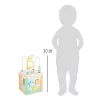 OUTLET Cub motor educativ din lemn pentru copii 5 in 1 - produs incomplet