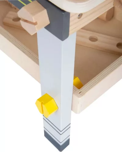 OUTLET Masa de atelier din lemn cu unelte pentru copii - produs incomplet