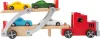 OUTLET Small Foot Camion din lemn pentru transport masini autotransporter + 4 masini - produs defect