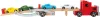 OUTLET Small Foot Camion din lemn pentru transport masini autotransporter + 4 masini - produs defect