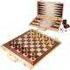 OUTLET Set sah si table din lemn in cutie - produs defect