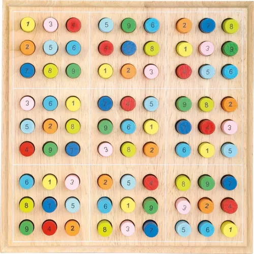 OUTLET Joc de puzzle din lemn Sudoku AMBALAJ DETERMINAT