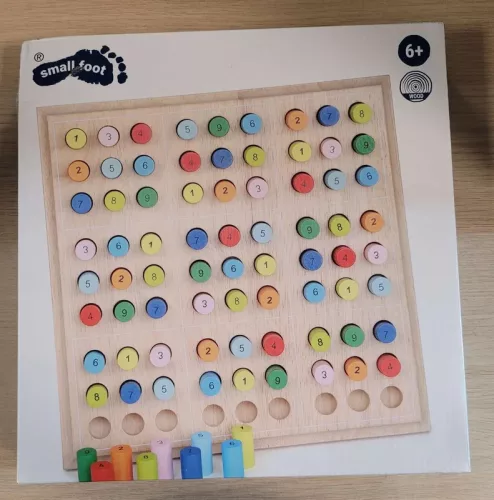 OUTLET Joc de puzzle din lemn Sudoku AMBALAJ DETERMINAT