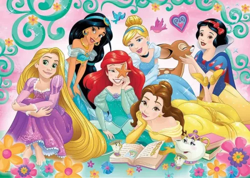 OUTLET Disney Princess Puzzle 200 de piese Disney Princess Merry World of Princesses AMBALAJ DETERMINAT