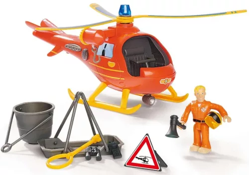OUTLET Set pompier elicopter Wallby, figurina Tom Thomas + accesorii AMBALAJ DETERMINAT