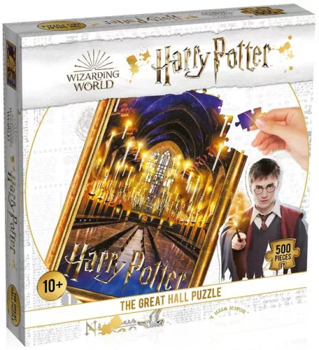 OUTLET Puzzle camera mare Hogwart Harry Potter 500 el. Mișcări câștigătoare AMBALAJ DETERMINAT