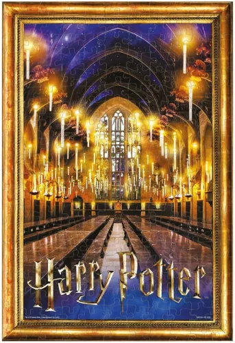 OUTLET Puzzle camera mare Hogwart Harry Potter 500 el. Mișcări câștigătoare AMBALAJ DETERMINAT