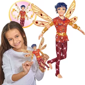   Mia and Me Mo Elf Papusa cu aripi mobile 23 cm + accesorii si inel pentru fata AMBALAJ DETERMINAT