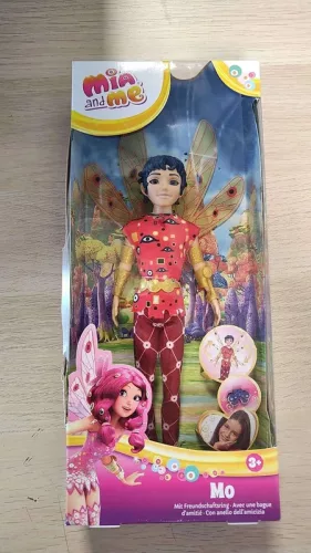 Mia and Me Mo Elf Papusa cu aripi mobile 23 cm + accesorii si inel pentru fata AMBALAJ DETERMINAT