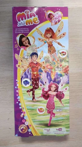 Mia and Me Mo Elf Papusa cu aripi mobile 23 cm + accesorii si inel pentru fata AMBALAJ DETERMINAT