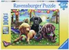 OUTLET Ravensburger Puzzle 100 XXL Picnic Puppies - mărfuri returnate