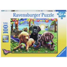   OUTLET Ravensburger Puzzle 100 XXL Picnic Puppies - mărfuri returnate