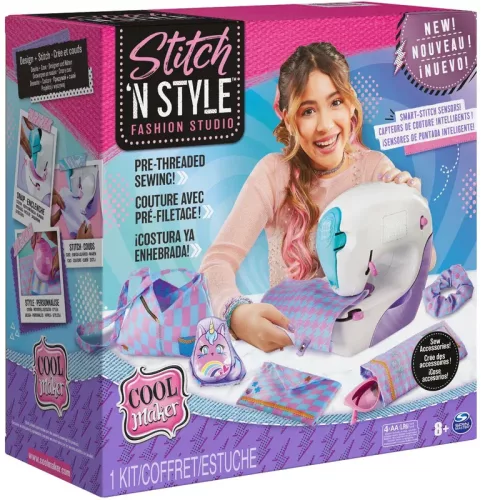 OUTLET Mașină de cusut Cool Maker pentru copii Accesorii pentru gât Stich 'n Style AMBALAJ DETERMINAT