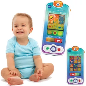   OUTLET Jucărie Smartphone interactiv Small Explorer sunet luminos Polish Vtech DUPĂ REPARAȚIE
