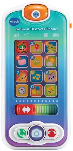 OUTLET Jucărie Smartphone interactiv Small Explorer sunet luminos Polish Vtech DUPĂ REPARAȚIE