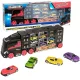 OUTLET TeamsterZ Laweta Spring Transporter Truck + 10 Mașini PRODUS ȘI AMBALAJ DETERMINATE