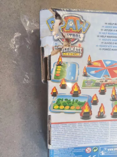 OUTLET Psi Patrol Marshall joc de masă pentru familie Brave pompier Salvați pădurea + figurină AMBALAJ DETERMINAT