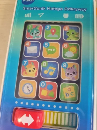 OUTLET Jucărie Smartphone interactiv Small Explorer sunet luminos Polish Vtech DUPĂ RETURNARE