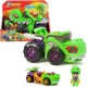 OUTLET T-Racers T-Rex Mega Wheels Auto Launcher and Driver Set - Produs defect