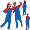 OUTLET Costum de carnaval Mario pentru adulti Costum 175-180 cm AMBALAJ DEFECTAT