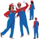 OUTLET Costum de carnaval Mario pentru adulti Costum 175-180 cm AMBALAJ DEFECTAT