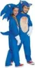 OUTLET Costum de carnaval Sonic pentru baieti si fete Costum arici Dress up 125-135 cm (7-8 ani) - produs incomplet