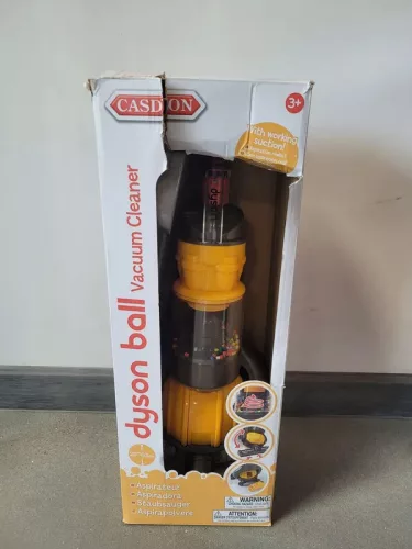 OUTLET Aspirator vertical Dyson pentru copii jucarie cu functie de aspirare Casdon - produs defect