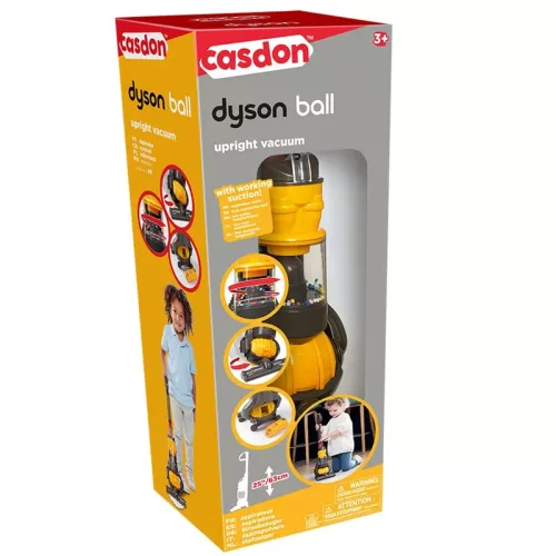 OUTLET Aspirator vertical Dyson pentru copii jucarie cu functie de aspirare Casdon - produs defect