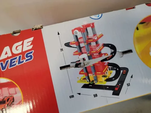 OUTLET Garaj cu 5 etaje Mochtoys cu intrare - produs incomplet