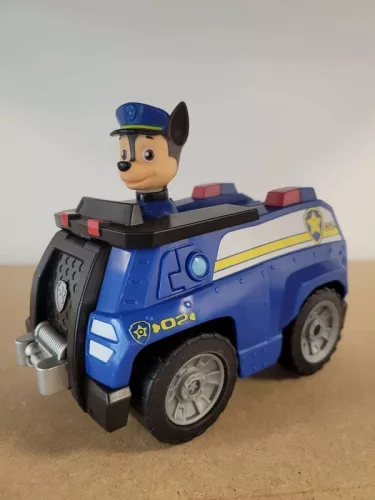 PRISE Psi Patrol Chase Radio Mașină Telecomandă Vehicul Mașină Mașină Poliție + Telecomandă RC - Returnată