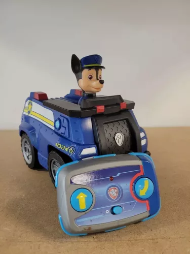 PRISE Psi Patrol Chase Radio Mașină Telecomandă Vehicul Mașină Mașină Poliție + Telecomandă RC - Returnată