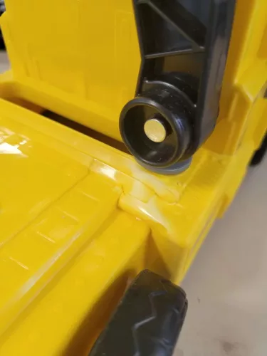 OUTLET Psi Patrol 2in1 Interactive Large Truck Yellow Vehicle X-Treme Truck + Rubble Dog Figure - produs defect