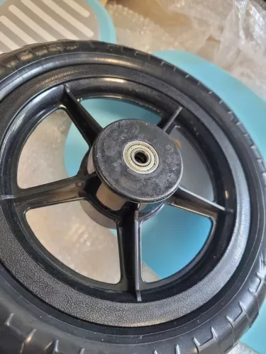 OUTLET Scuter din lemn alergare motocicleta retro bicicleta reglabila bella italia Picior mic - produs defect
