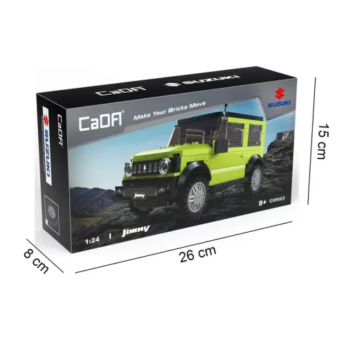 OUTLET Kit CaDA Vehicul tot terenul Green Car Vehicul Suzuki Jimny SUV 192 piese AMBALAJ DETERMINAT