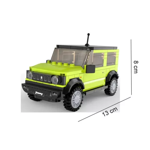 OUTLET Kit CaDA Vehicul tot terenul Green Car Vehicul Suzuki Jimny SUV 192 piese AMBALAJ DETERMINAT
