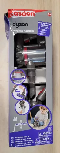 OUTLET Aspirator pentru copii Dyson vertical wireless cu sunet Casdon AMBALAJ DETERMINAT
