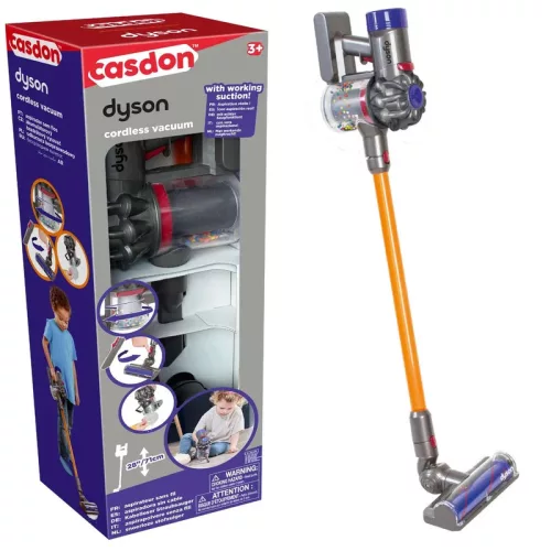 OUTLET Aspirator pentru copii Dyson vertical wireless cu sunet Casdon AMBALAJ DETERMINAT