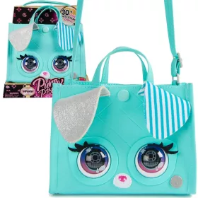   OUTLET Portofel animale de companie Portofel mic albastru interactiv Catel cu ochi in miscare + sunet - produs defect